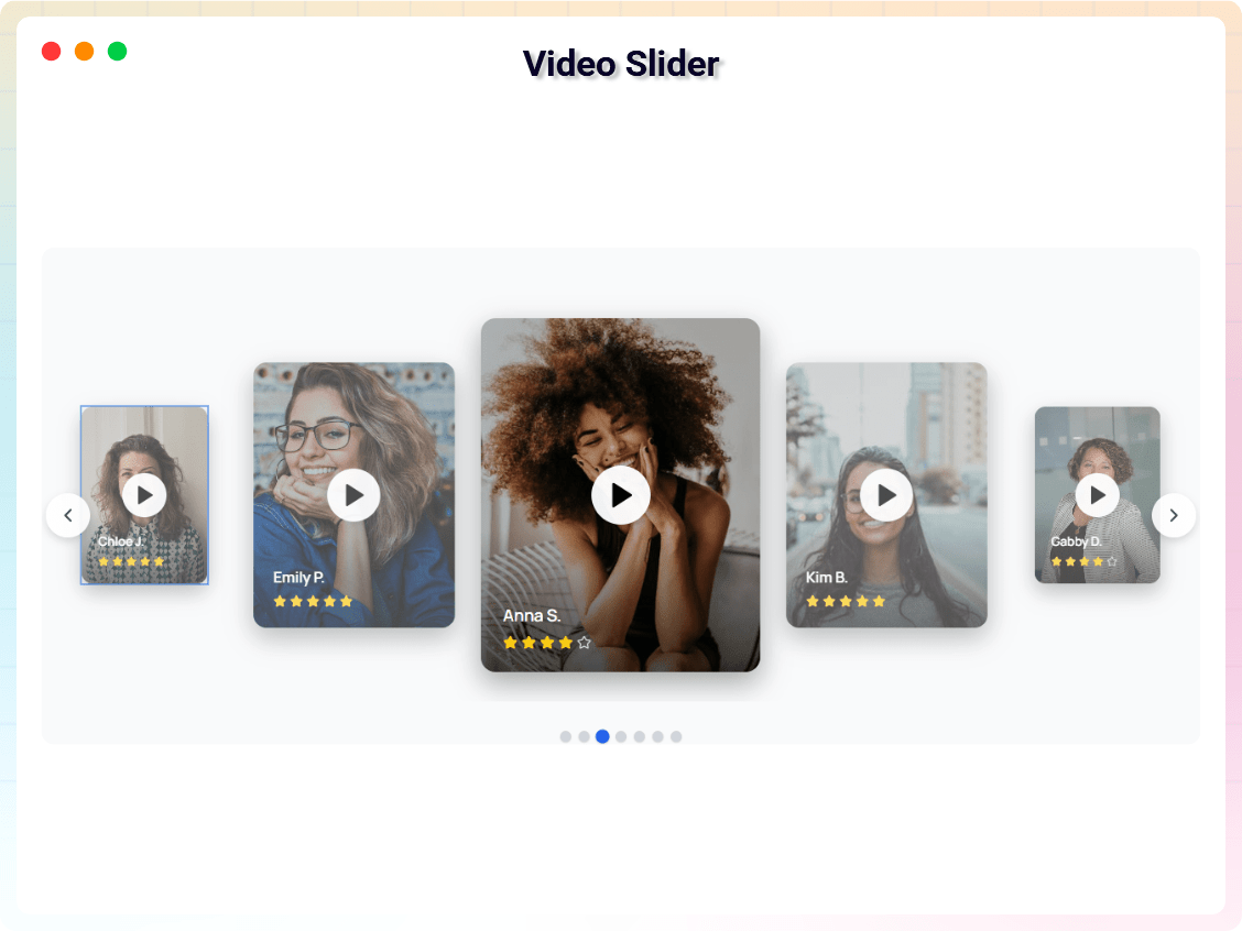 Lightbox Video Gallery.