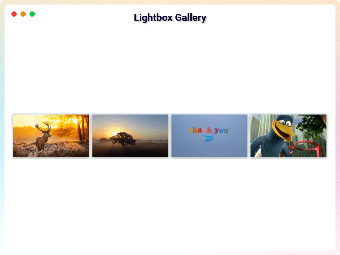Video Playlist Gallery.