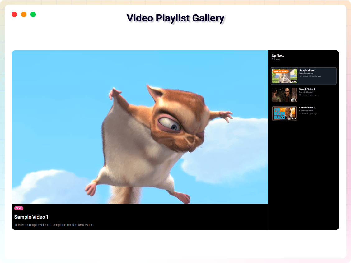 Gutenberg Block Settings.