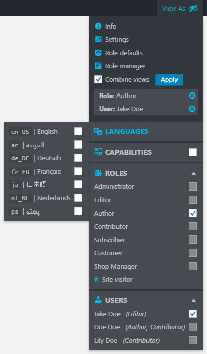 Search users