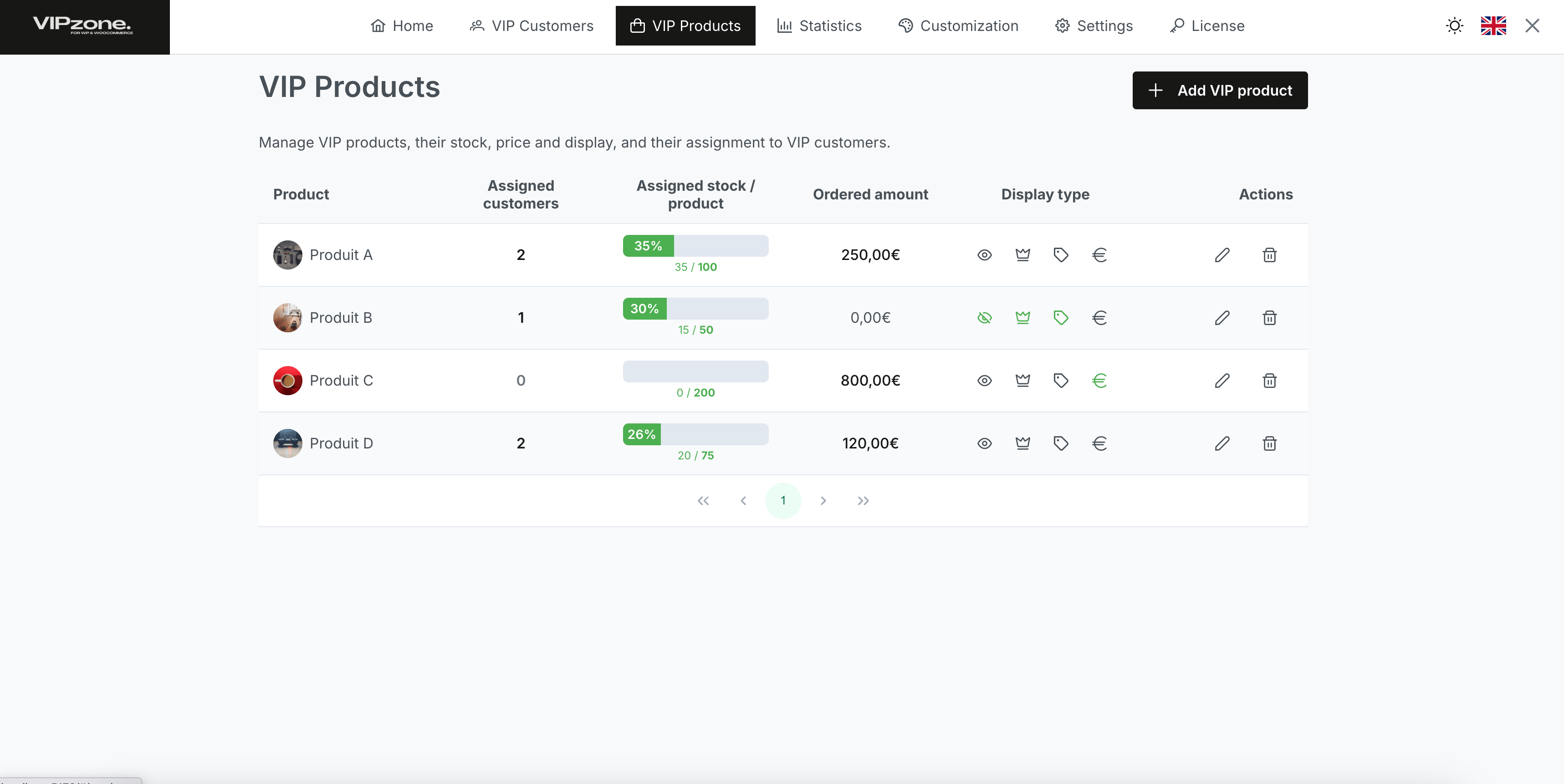 Customization interface: Easily personalize the VIP experience with customizable button texts, dialog messages, and access links. Instantly preview changes to the interface for both the 'Become VIP' button and VIP request dialogs.