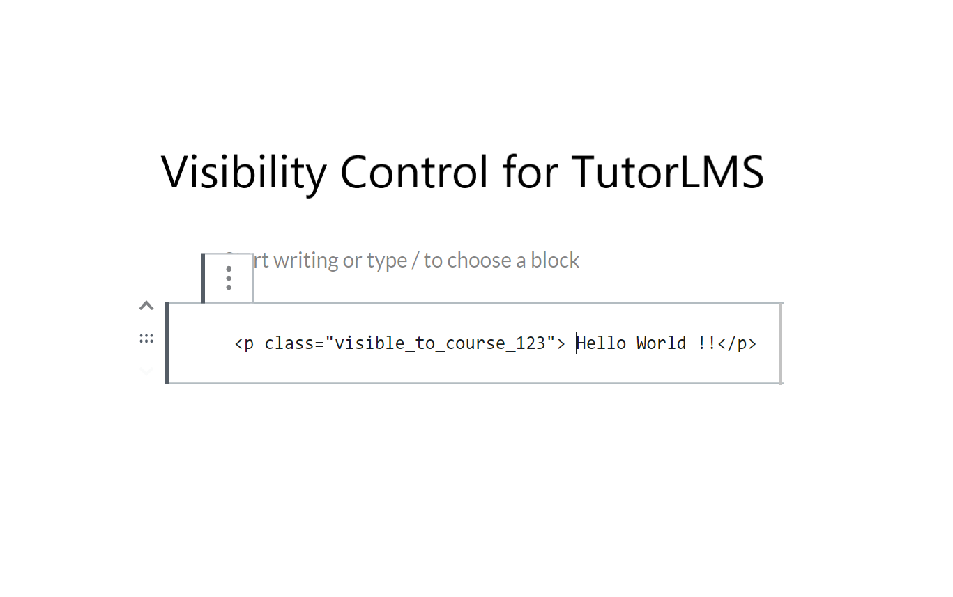 Show a message if user has access to course (using HTML anywhere)