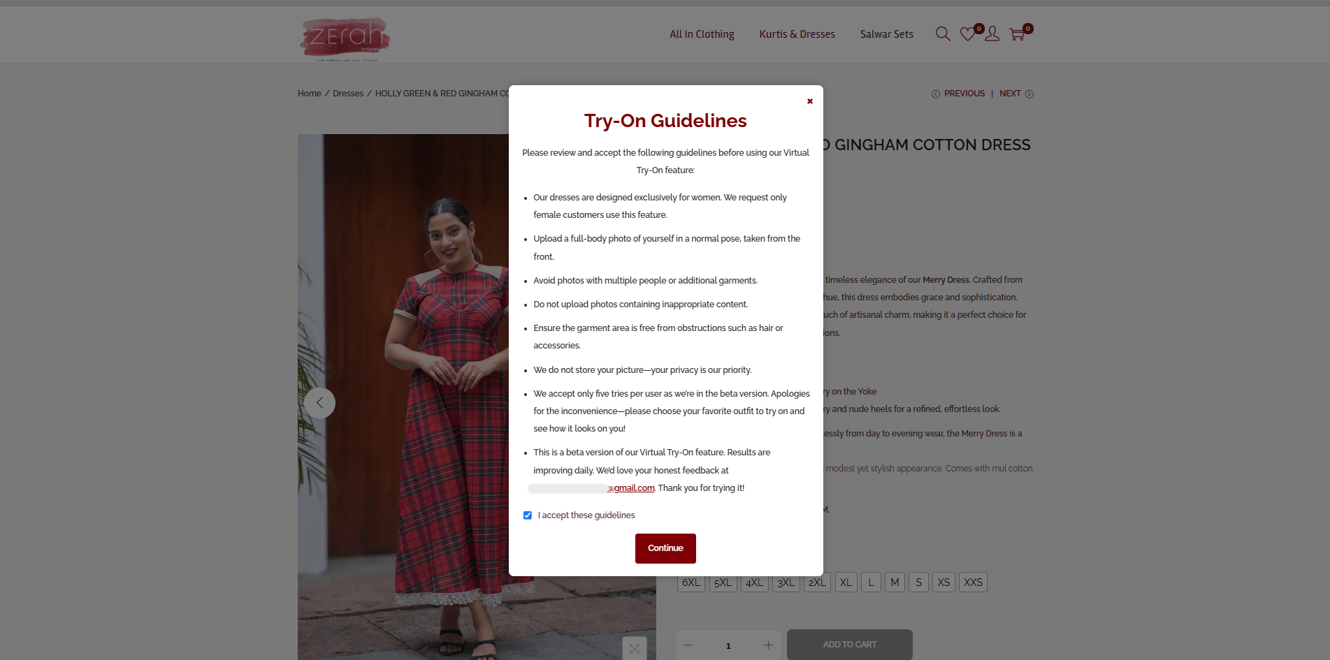 Try On guidelines for best results
