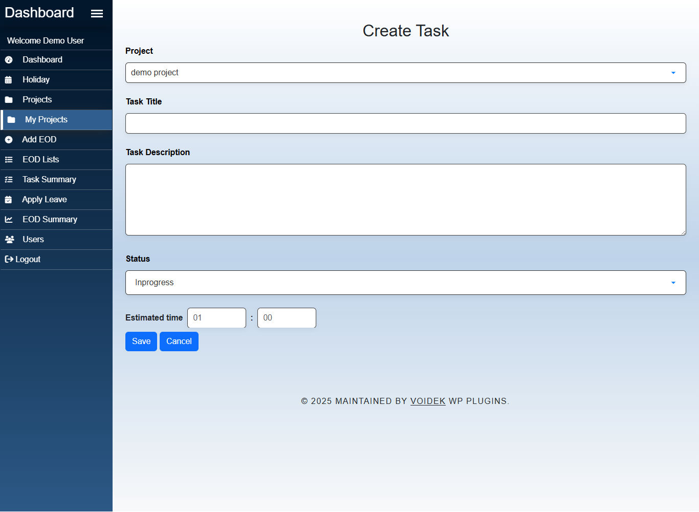 Task creation