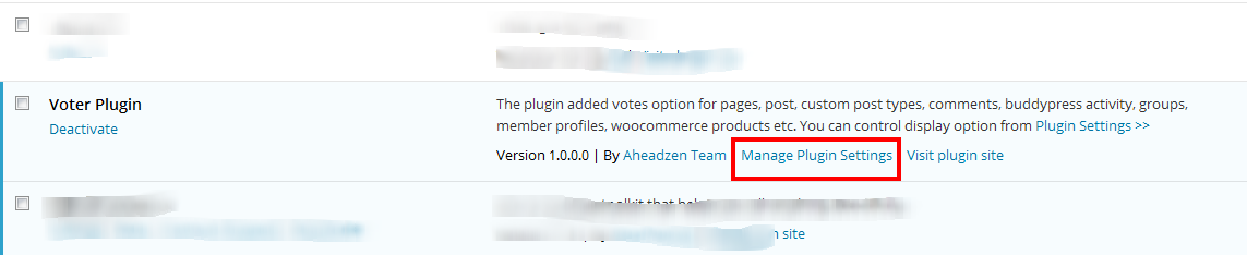 Plugin Activation
