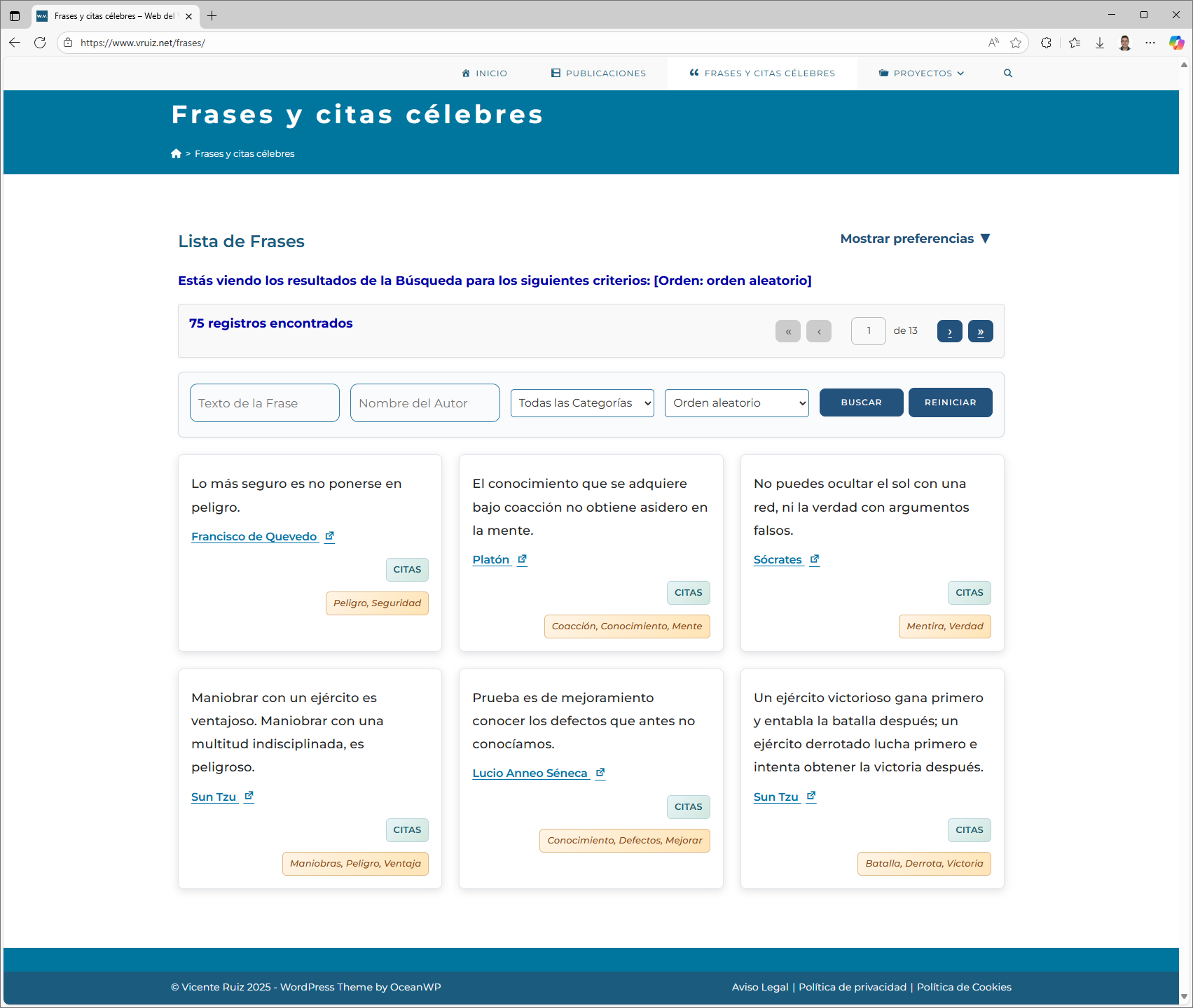 Manage Themes - Tag management for detailed quote categorization