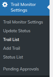 Admin Menu