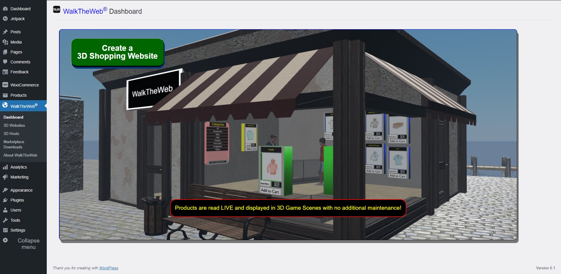 Step 4 - Part A - WalkTheWeb Permissions - Create a WalkTheWeb Login or Login to your existing account.