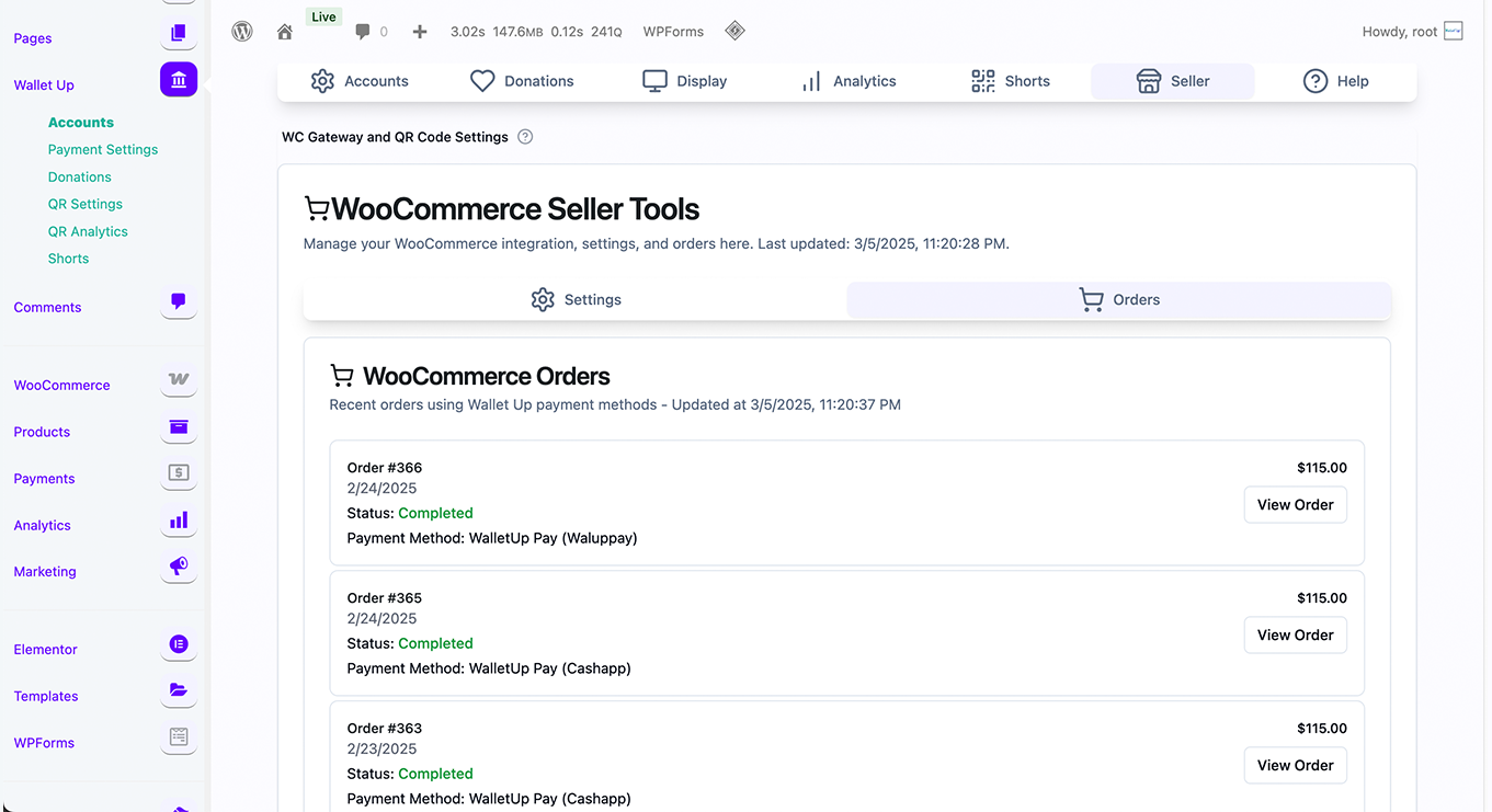 Real-time Click Tracking Interface  (Pro Only)