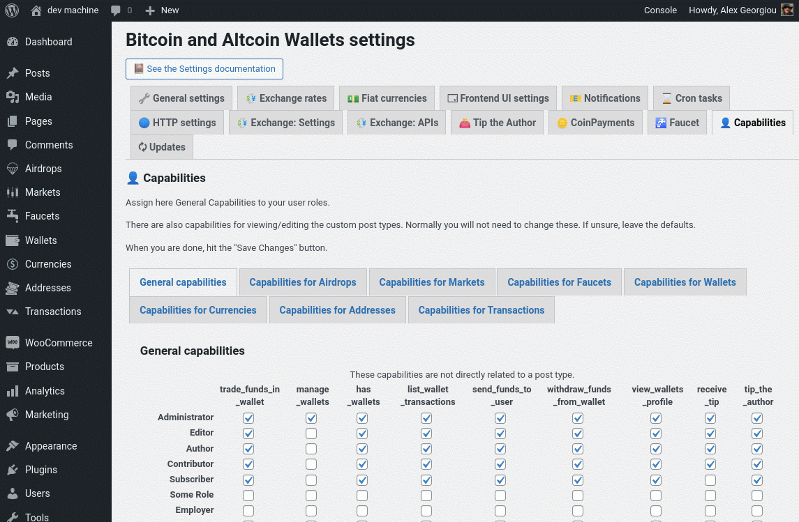 **[wallets_withdraw]** - Users can request to withdraw funds to an external wallet.