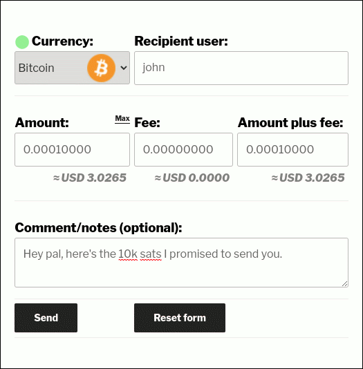 **[wallets_balance]** - Users can view their balances, either one-by-one, or as a list. Equivalent amounts can be shown in USD, EUR, BTC or other currencies that you choose.