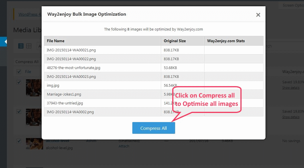 Webp conversion from jpg, png & gif images