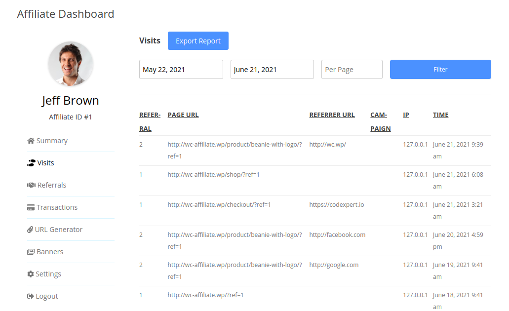 Admin - Payables Table