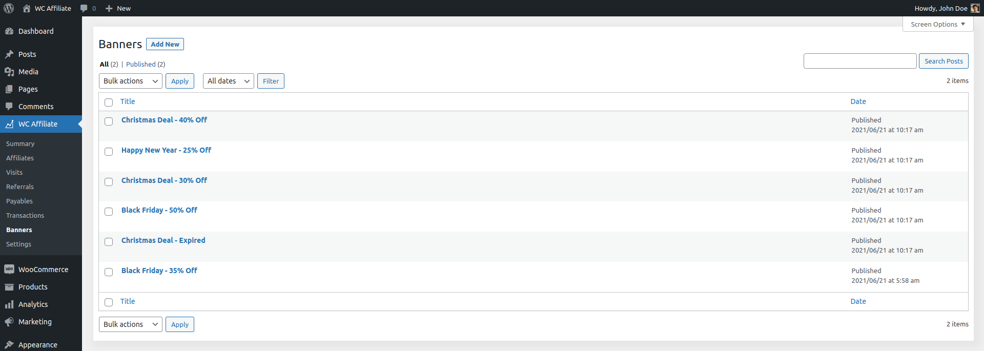 Affiliate - Shortlink Generator