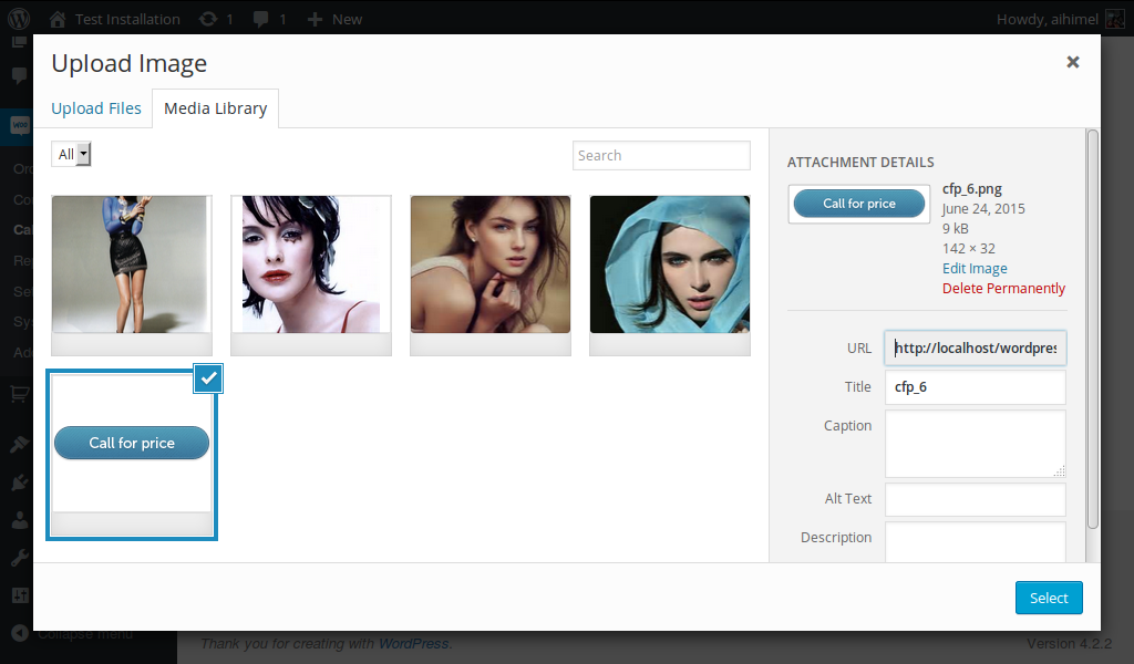 Upload Your Own Button Image