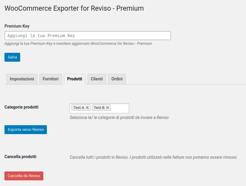 Select one or more WooCommerce orders statuses and export them