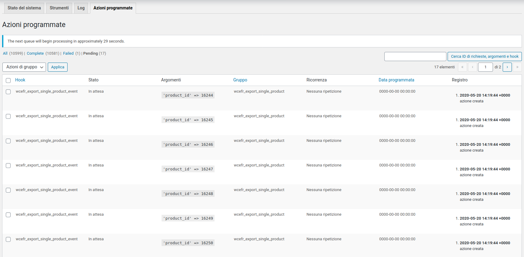 Invoice checkout fields