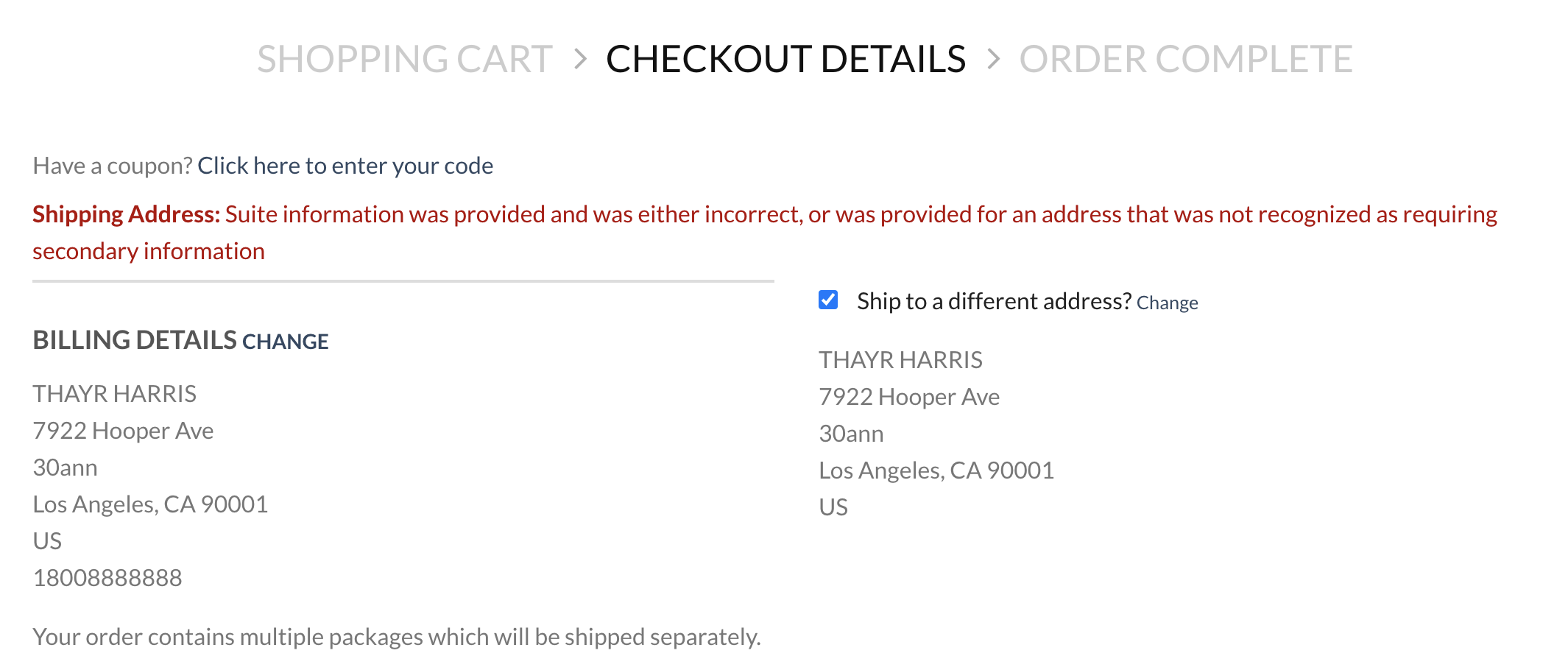FedEx Freight billing address