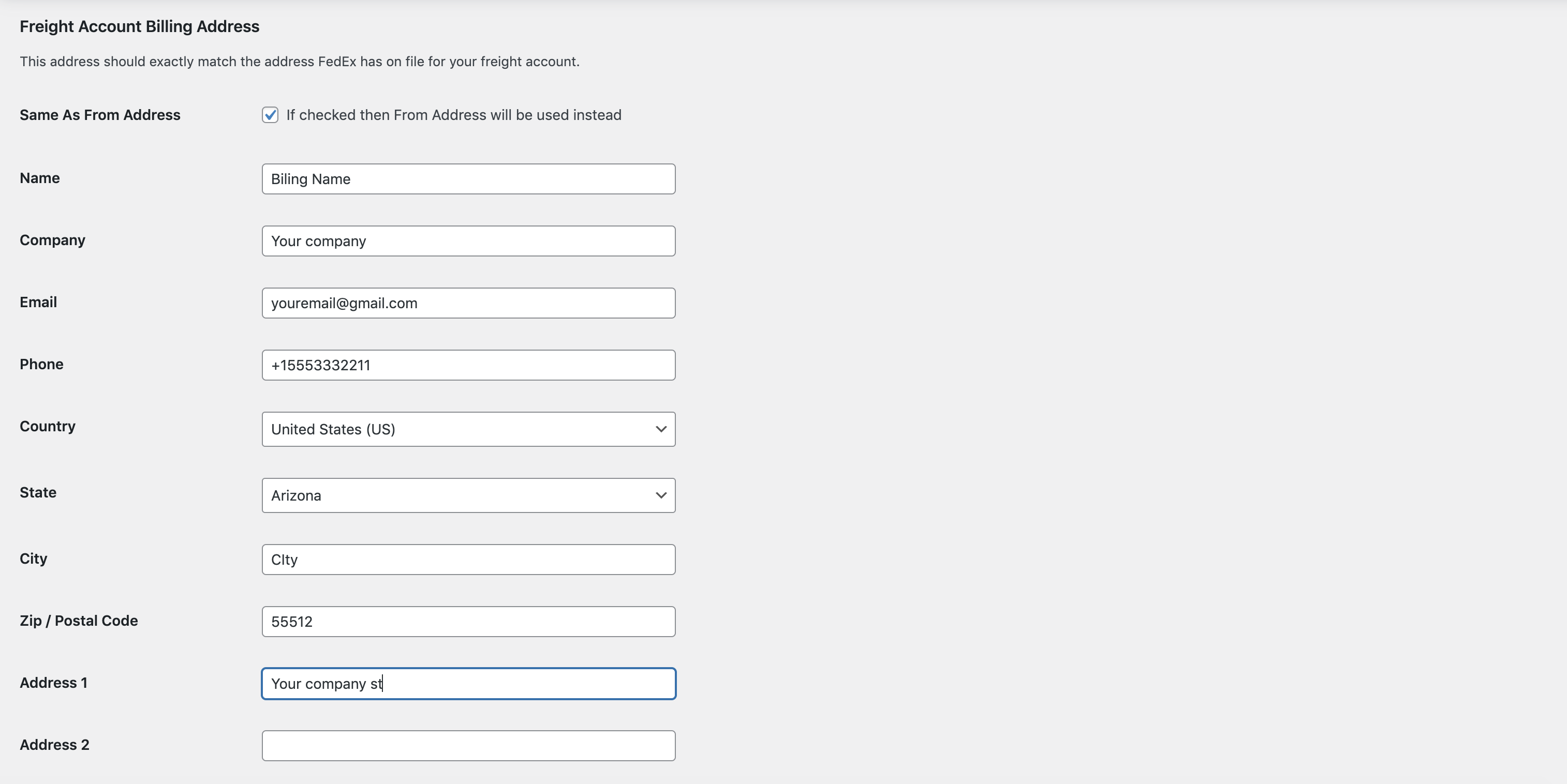 Live Shipping Rates settings: Enable/Disable, Shipping Zones, Min / Max Shipping Rate Cost, Max Displayed Rates