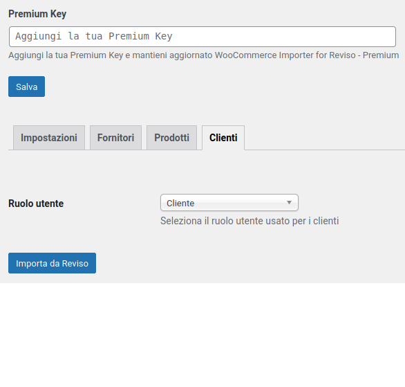 Import clients