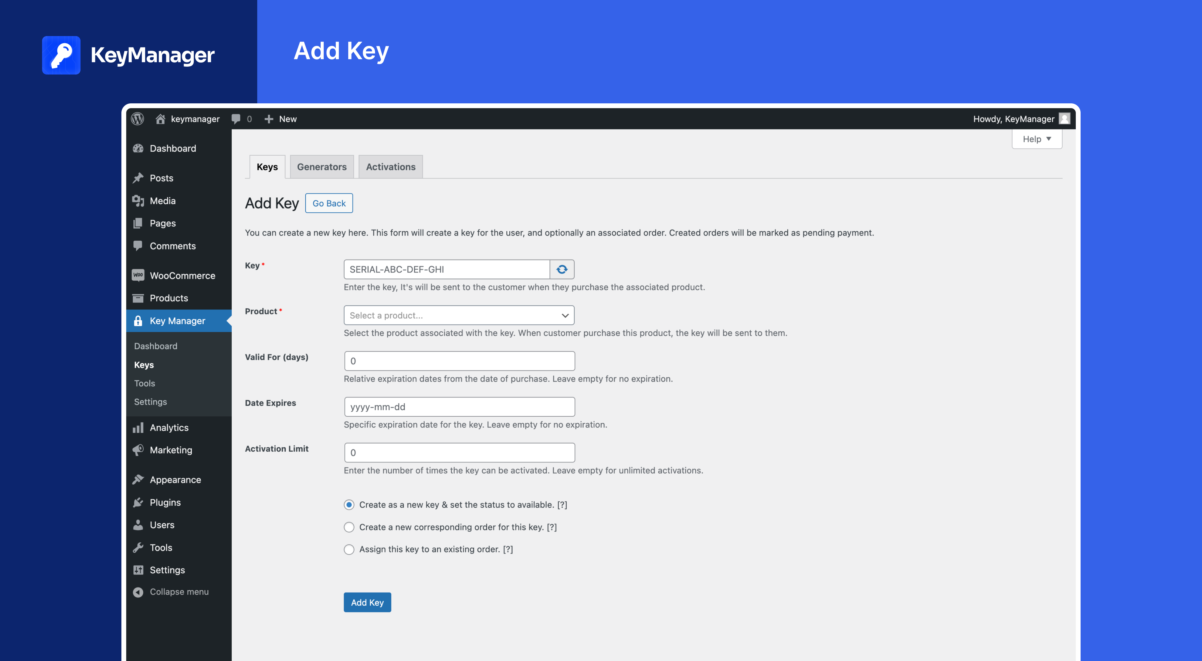 Settings - Email