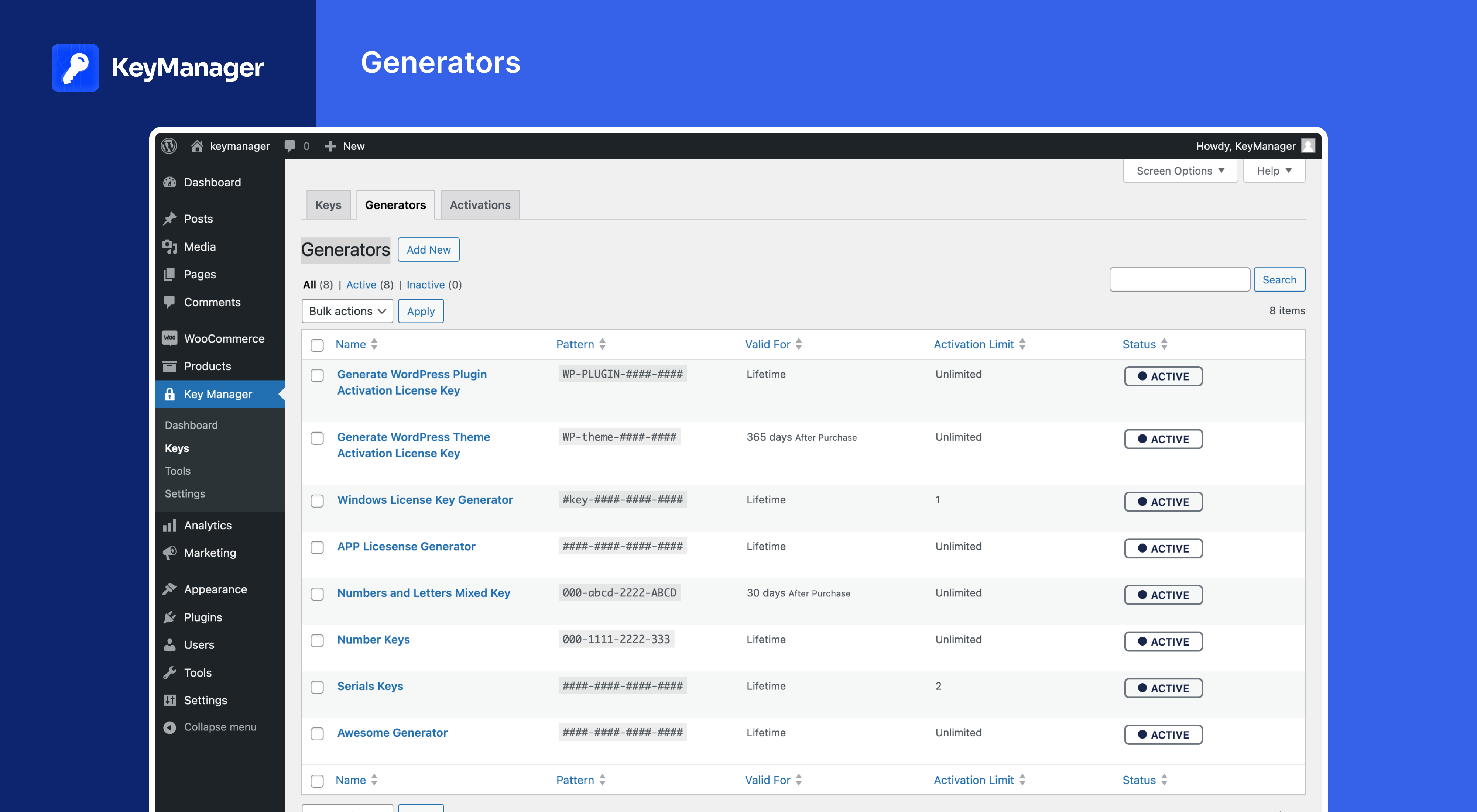 Settings - API