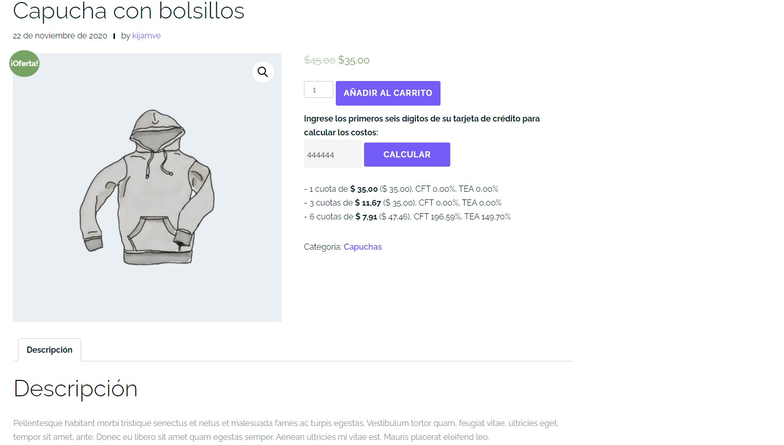 Ficha de producto