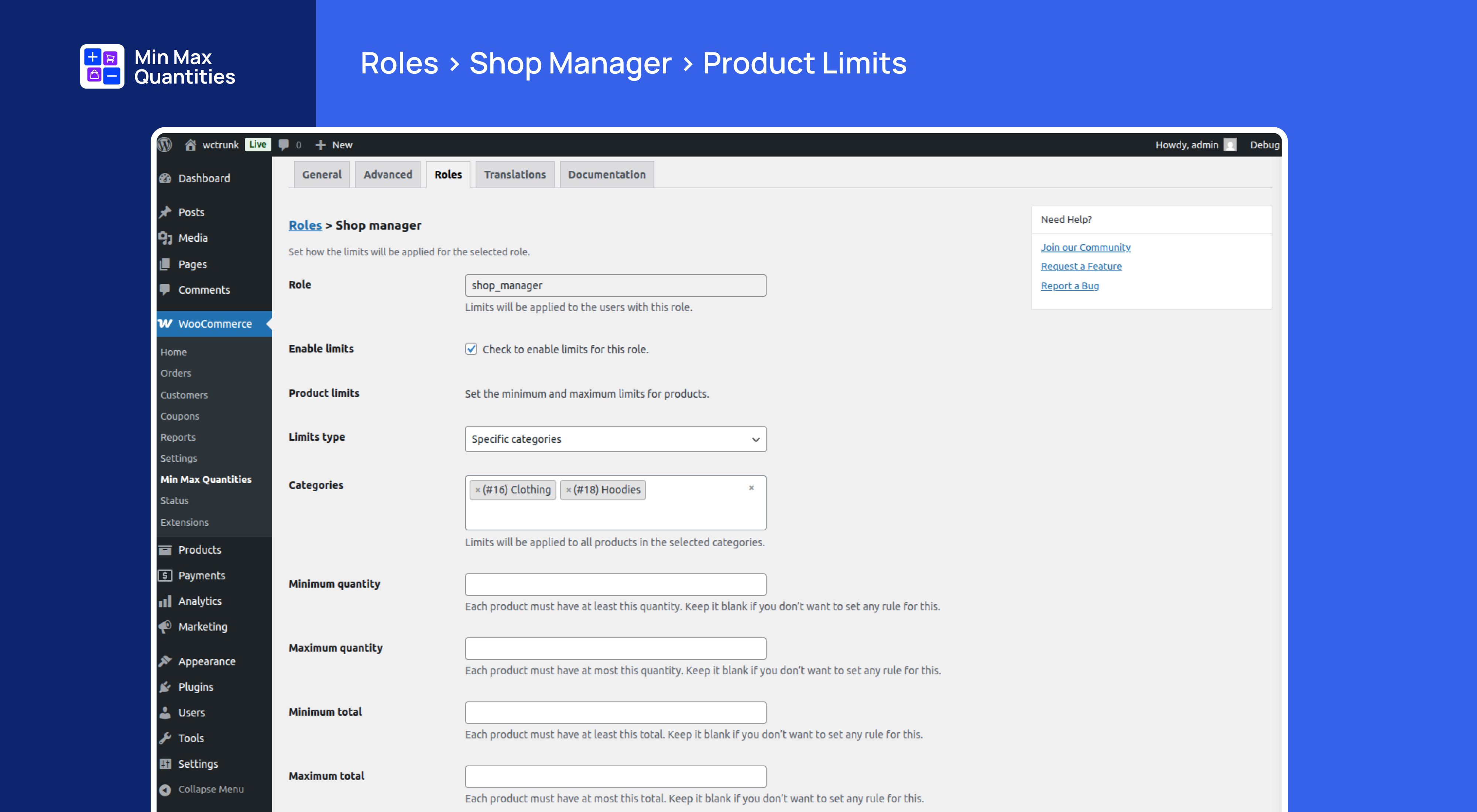Translation > Product Limit Notices (Pro)