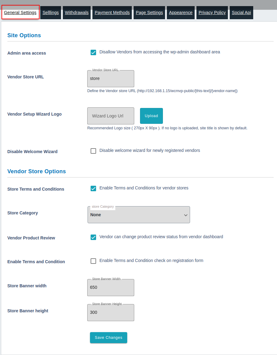 Multivendor(Multi Vendor) Marketplace For WooCommerce Admin Withdrawals Page.