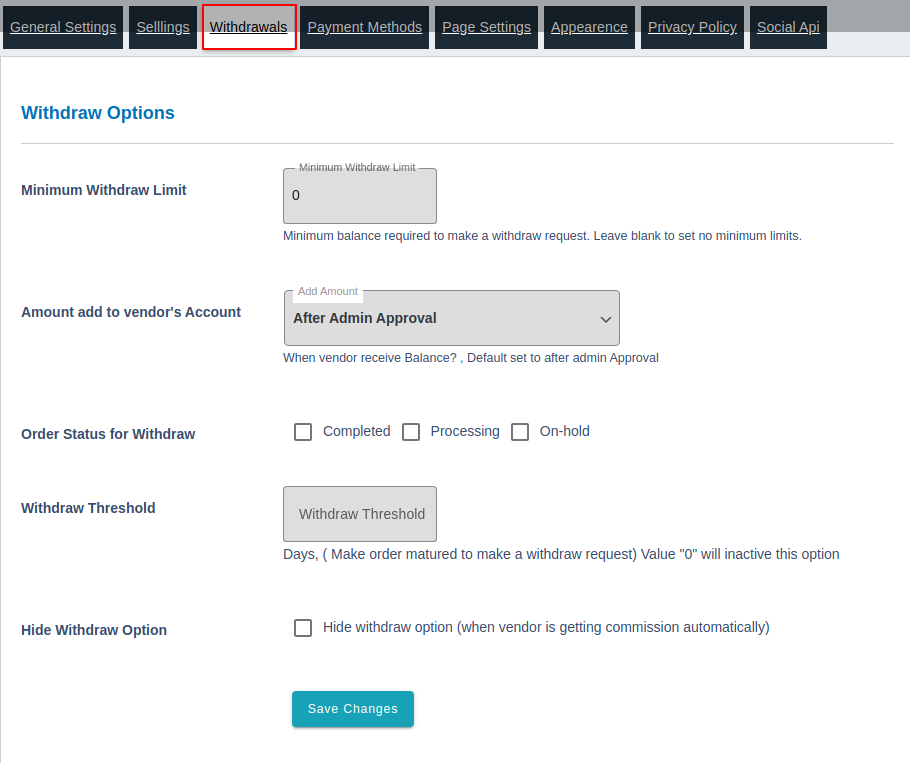 Multivendor(Multi Vendor) Marketplace For WooCommerce Admin Customers Page.