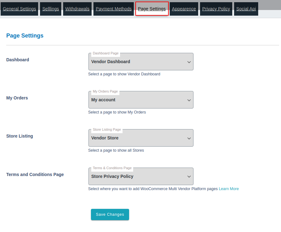 Multivendor(Multi Vendor) Marketplace For WooCommerce Admin Analytic Report (Reports) Page.