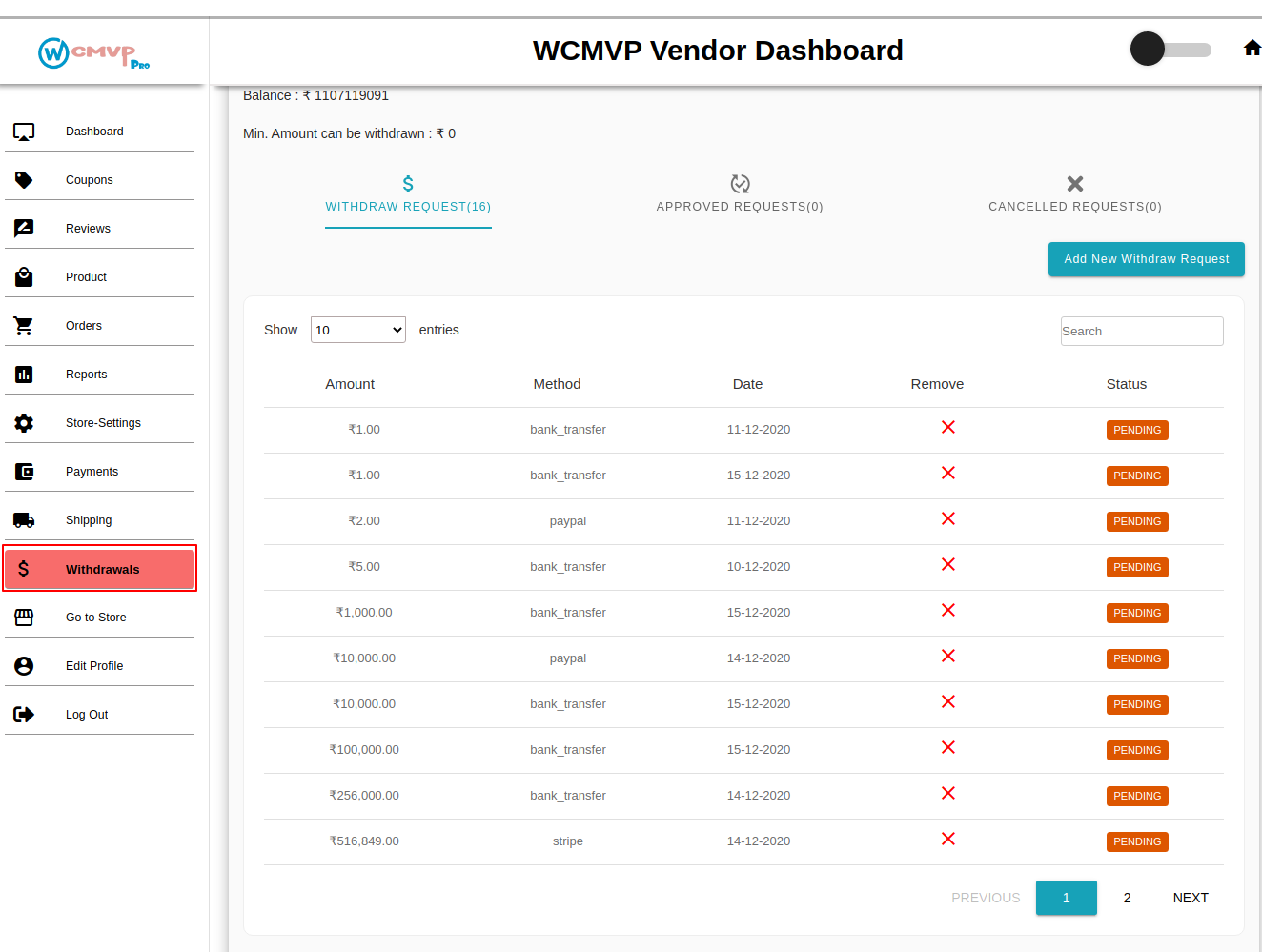 Multivendor(Multi Vendor) Marketplace For WooCommerce Vendor Reviews Page.