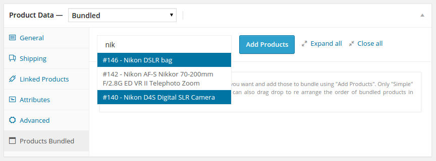 Wcpb search and add products to the bundle
