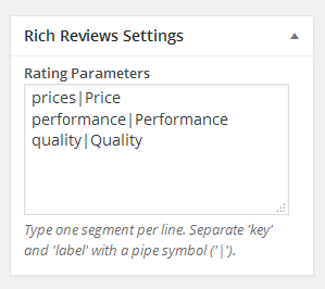 Segmented average rating and overall average rating of a product.