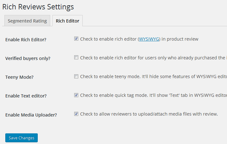 You can attach media file with review texts as well.