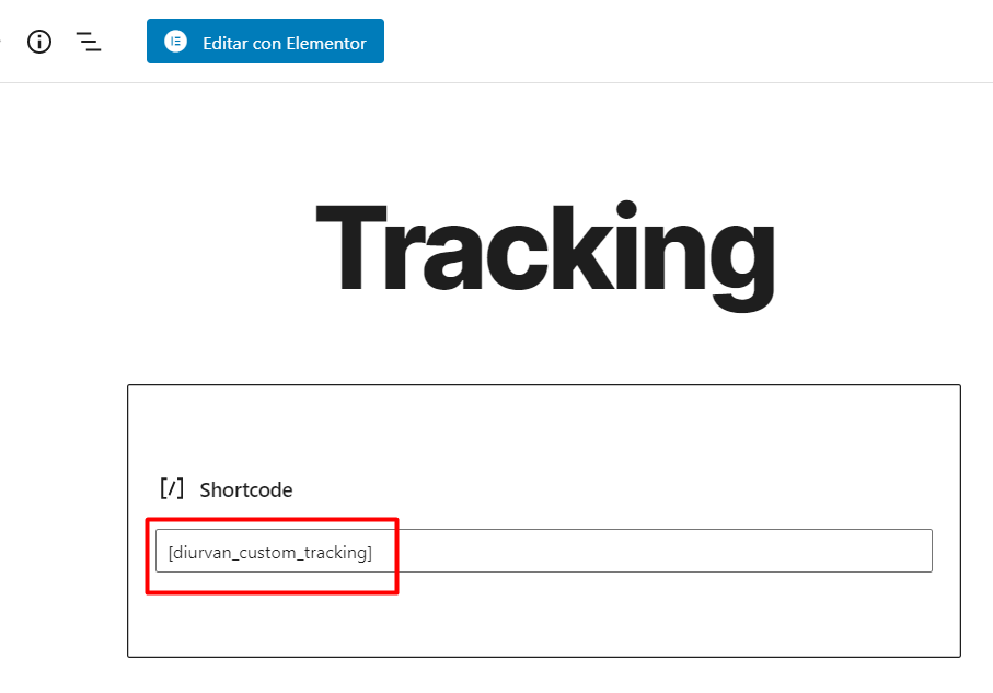 Add shortcode to any page or post