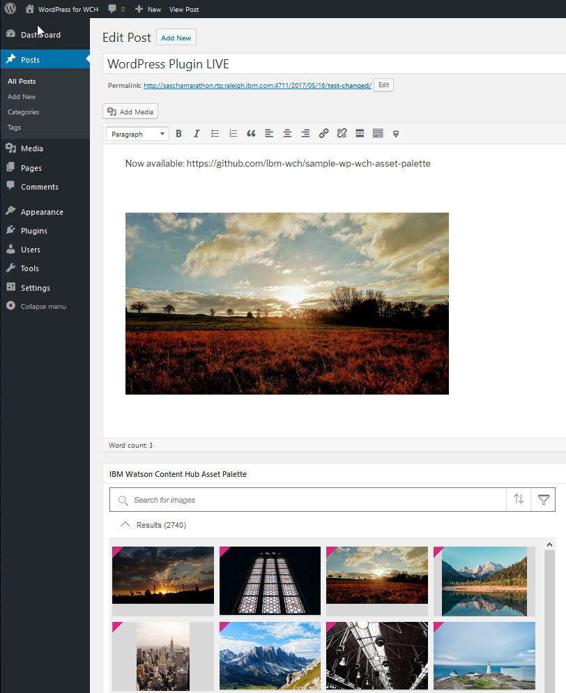 This screen shot shows the general layout.