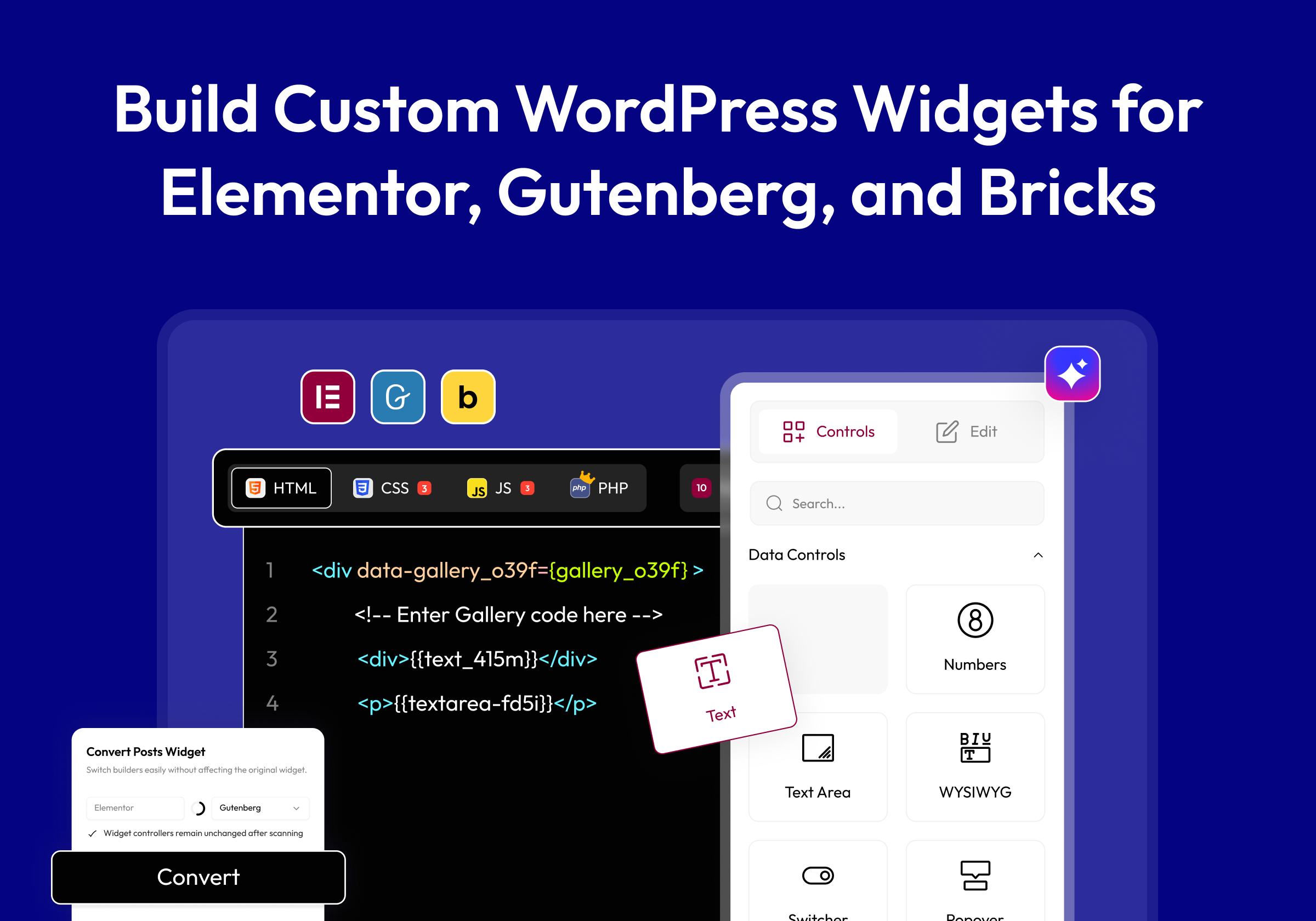 Widget Builder Convert Code to Widget