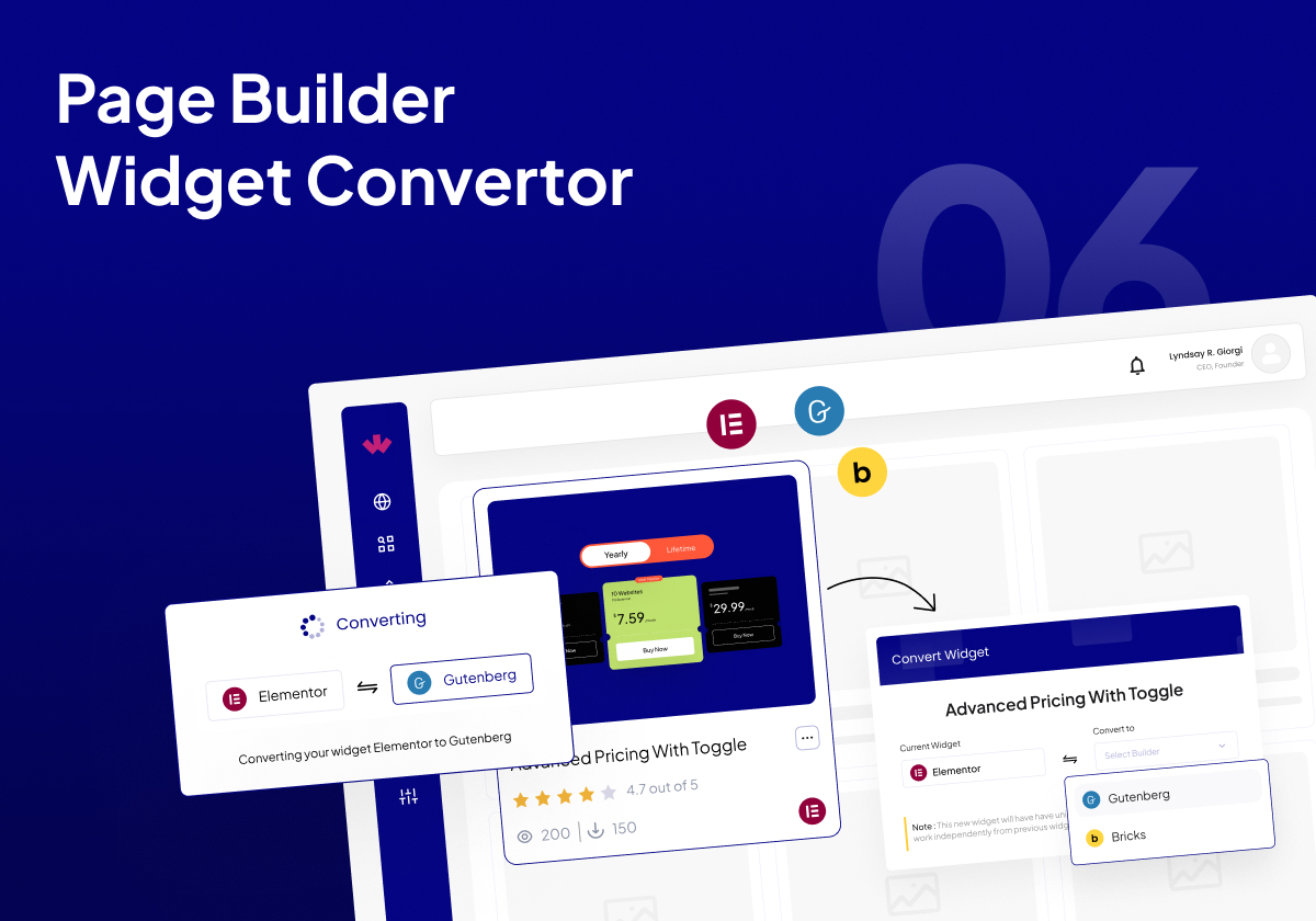 Page Builder Widget Convertor