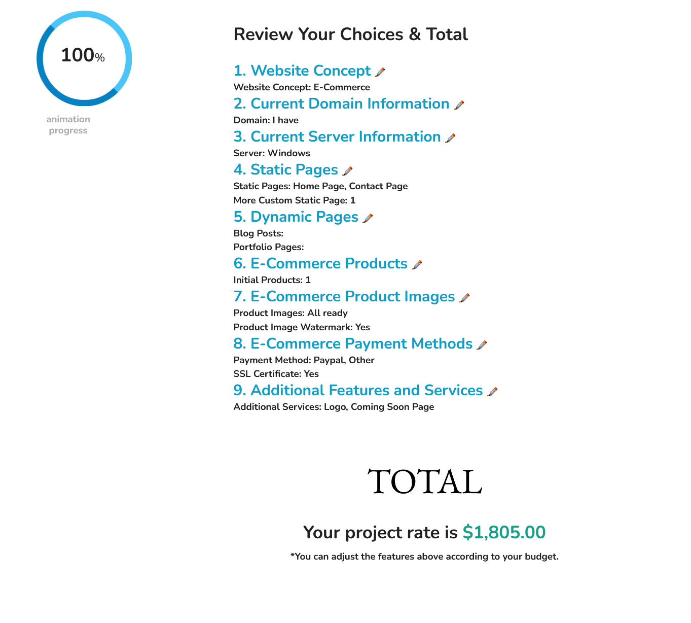 Screenshot-2 Front-end - Results