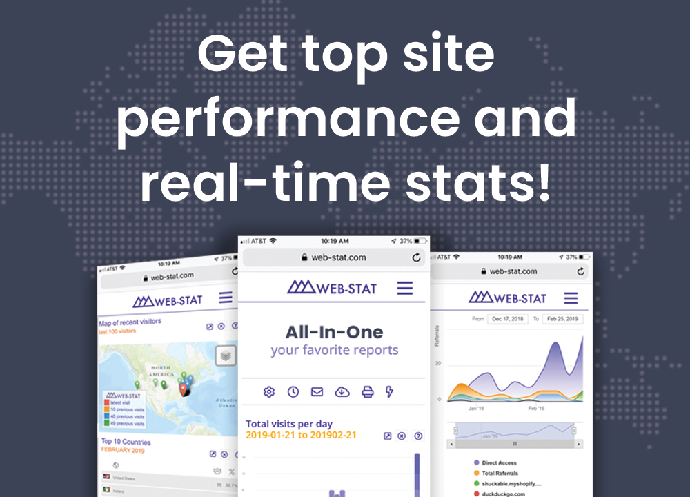 With real-time stats...