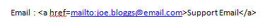 This is a screenshot of example html text code showing what a standard or unprotected linked email address looks like on a web page, hence why it is easy to "scrape".