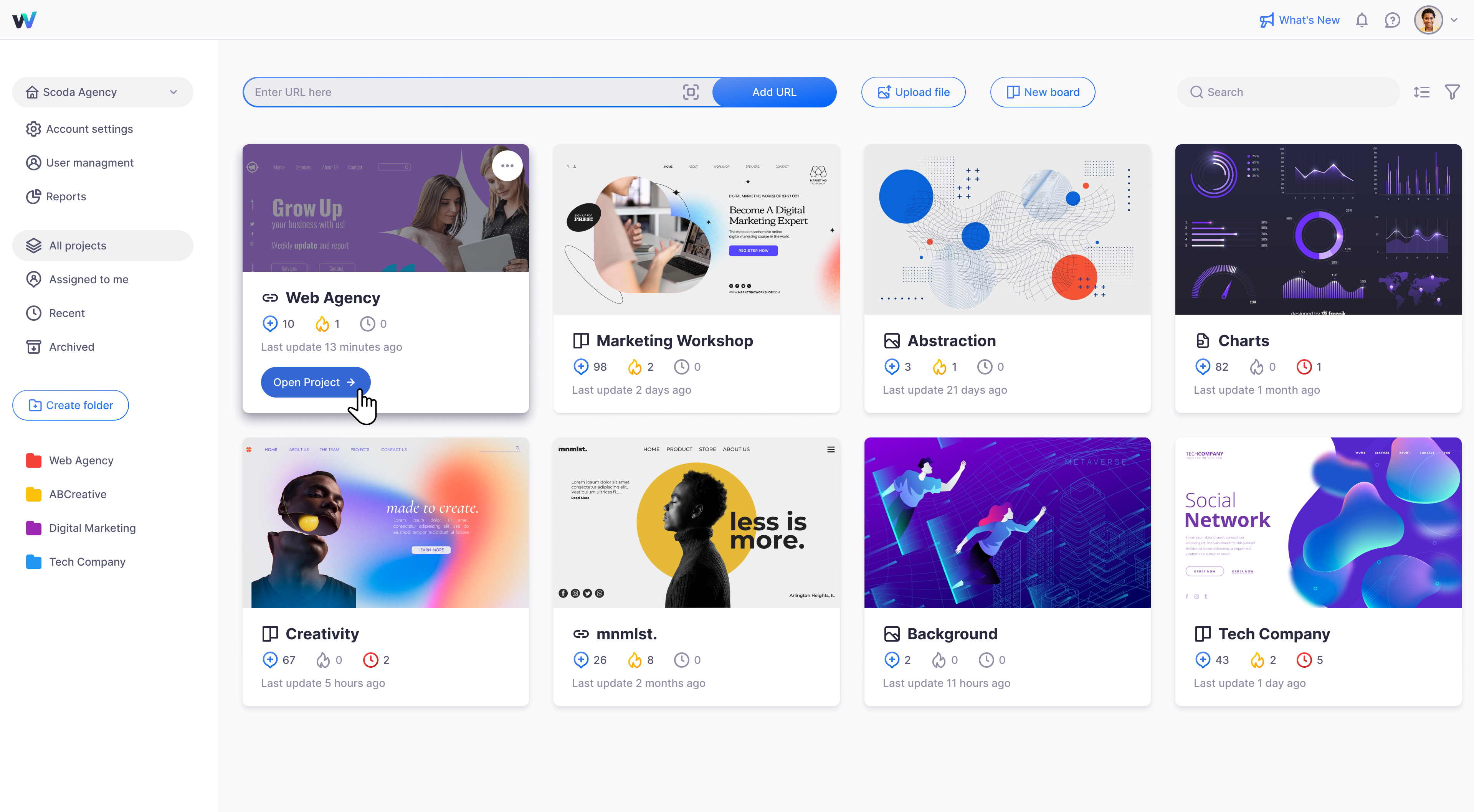 Easily manage and oversee multiple projects, quickly identifying where your contributions are required most.