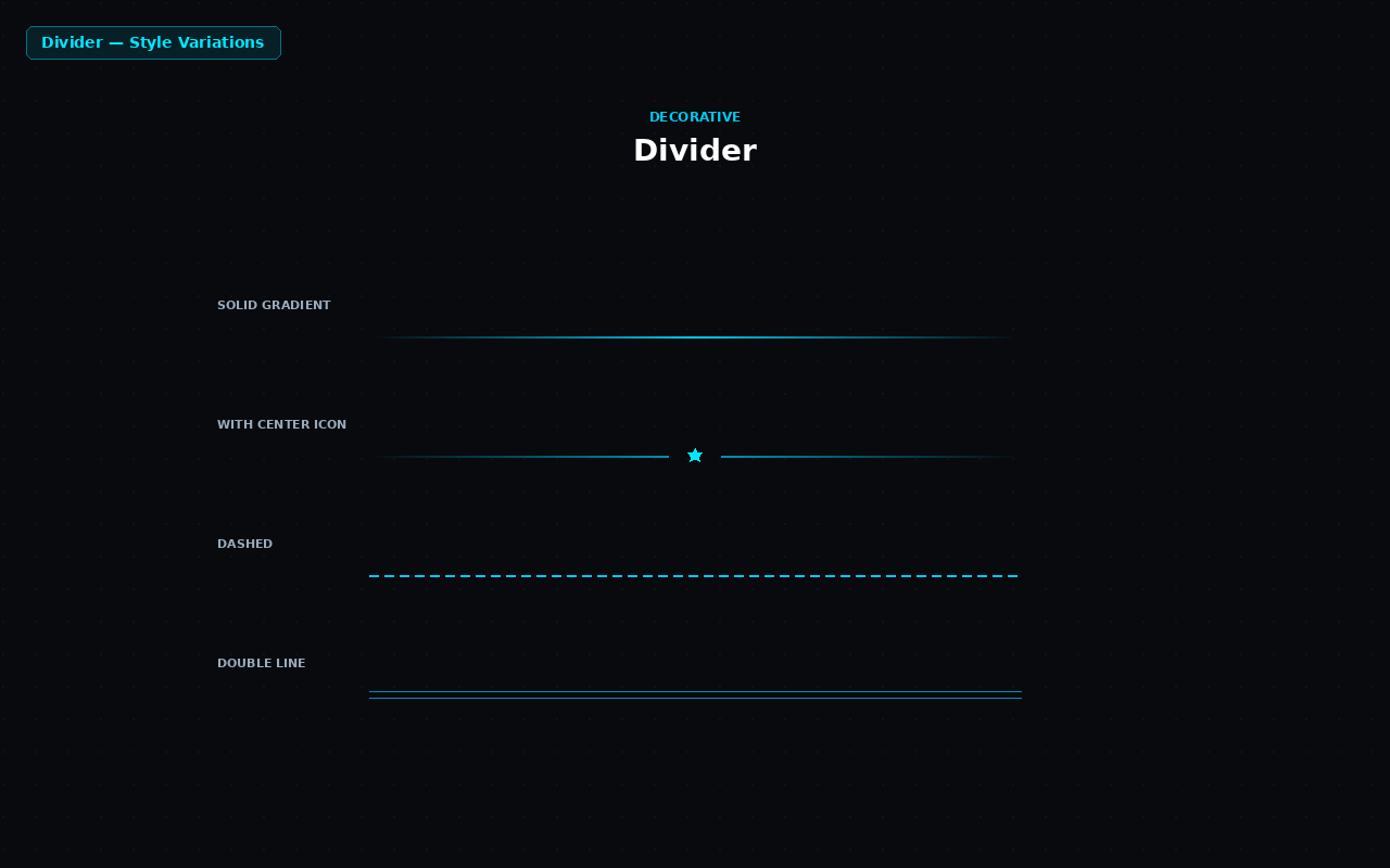 Process Steps — Horizontal numbered workflow with dashed connectors