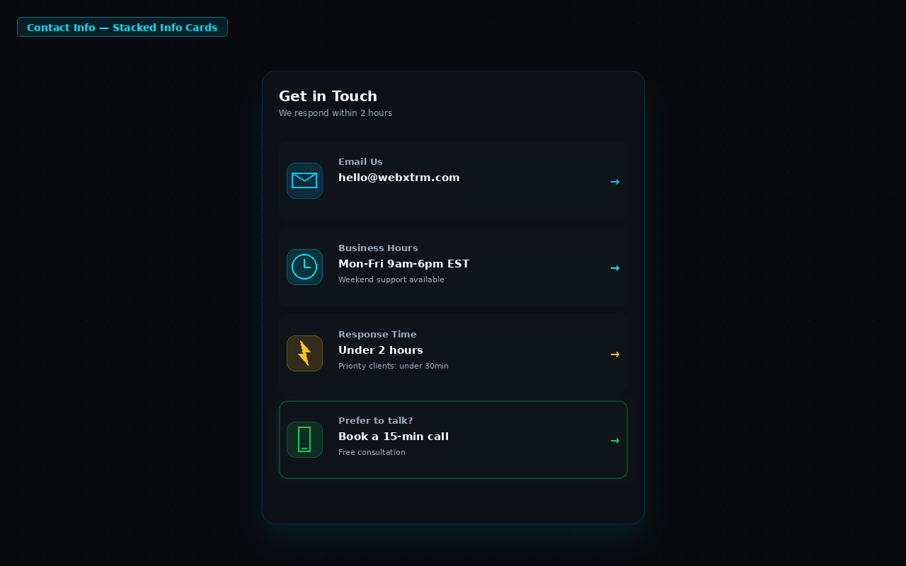 Activity Dashboard — Live task feed for homepage hero with status badges