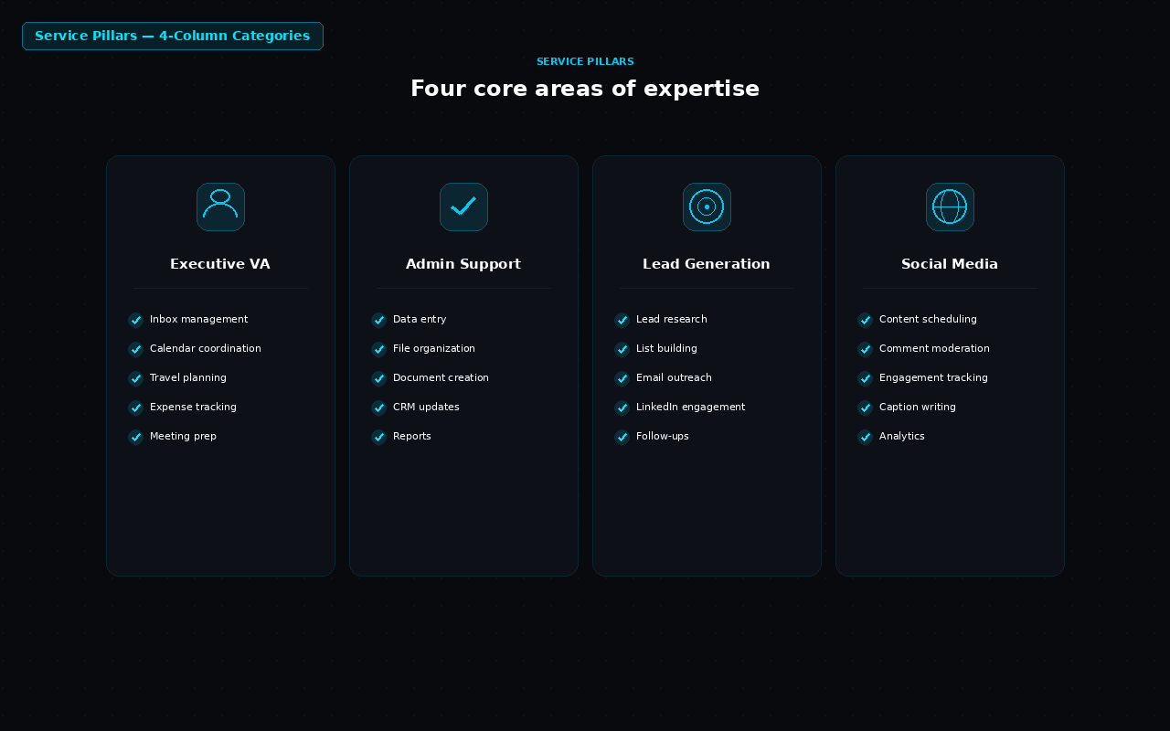 Contact Info — Stacked contact cards with highlighted option