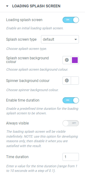 **NAVIGATION EASINGS**