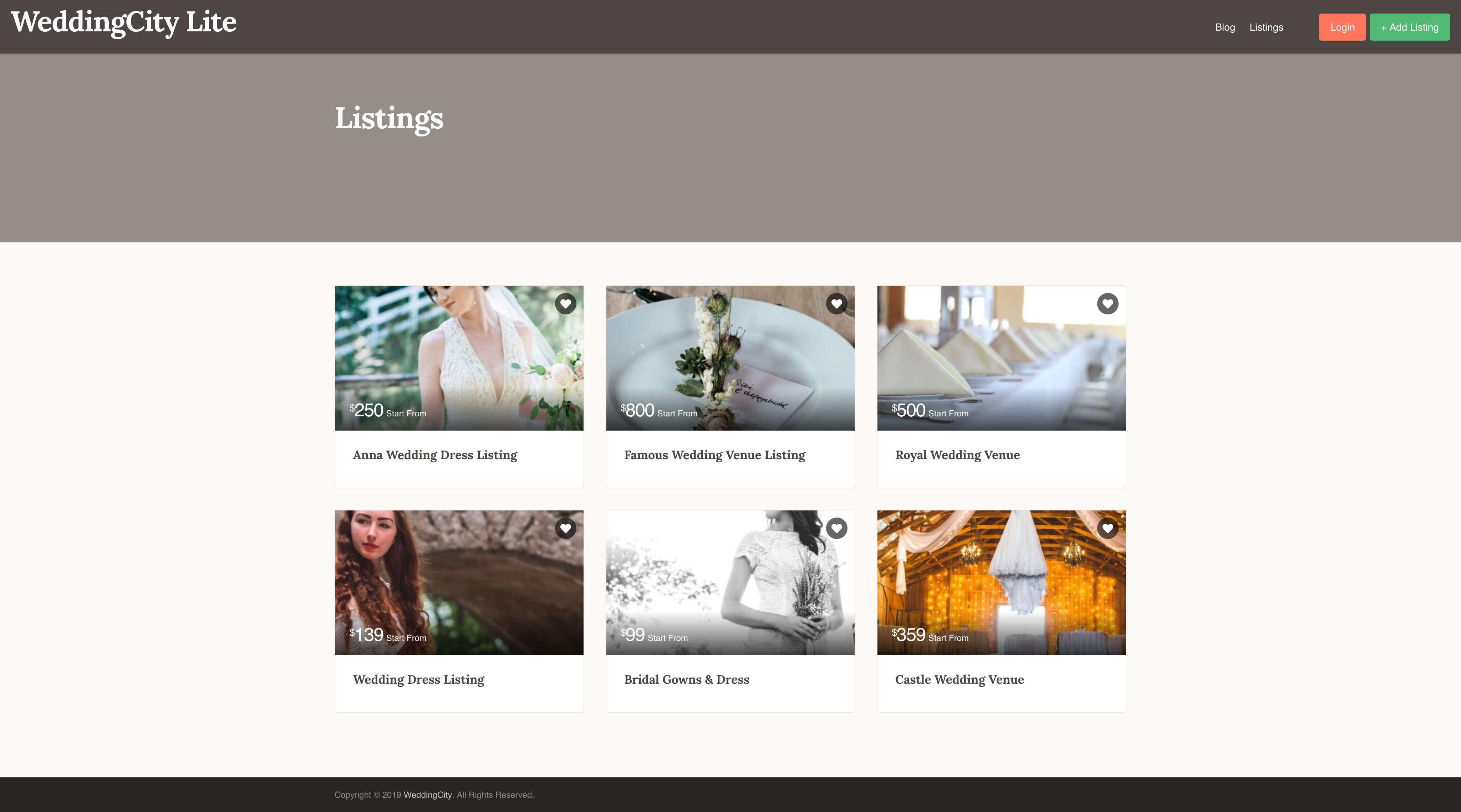 Vendor Dashboard