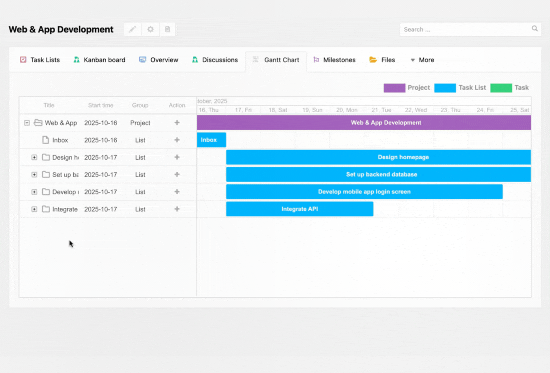 Break tasks into smaller steps
