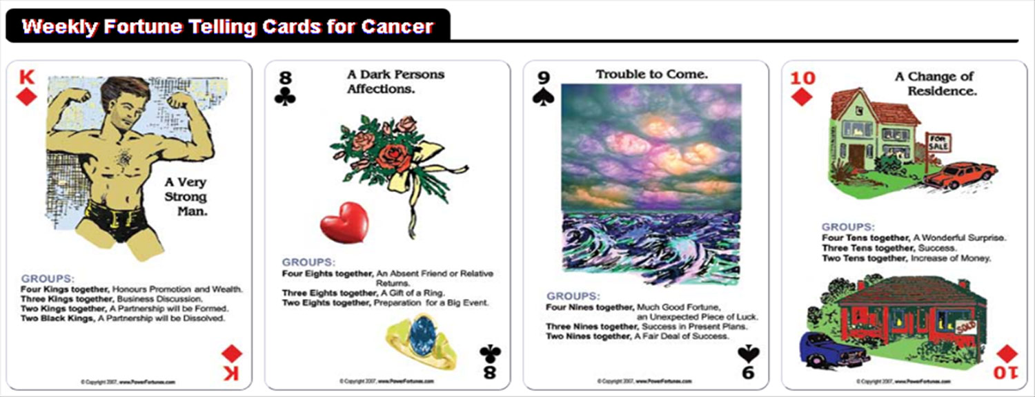 The fortune telling cards for the week, for Sagittarius.